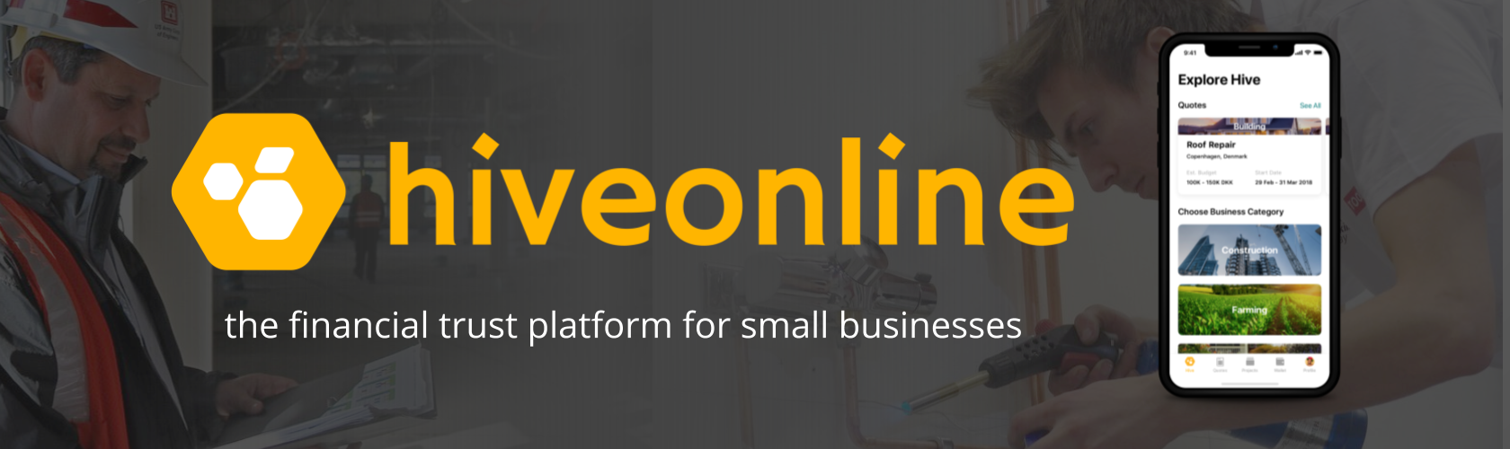 hiveonline - the financial trust platform for small businesses
