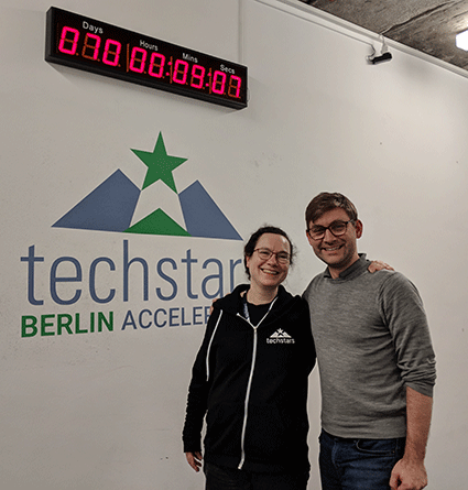 Sofie Blakstad and Matt Mims at Techstars Berlin