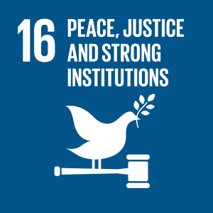 SDG 16 Peace Justice and Strong Institutions
