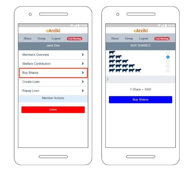 eArziki app for financial inclusion
